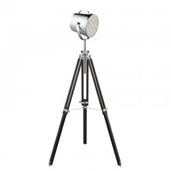 Studio - Black & Chrome Tripod Floor Lamp