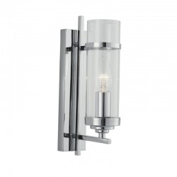Milo - Clear Glass with Chrome Wall Lamp Milo - Clear Glass with Chrome Wall Lamp