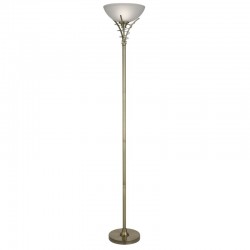 Linea - Antique Brass with Frosted Glass Floor Lamp Linea - Antique Brass with Frosted Glass Floor Lamp