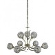Searchlight-5579-9AB - Bellis II - Crystal & Antique Brass with Leaf 9 Light Centre Fitting