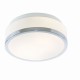 Searchlight-7039-23CC - Cheese - Bathroom Chrome with Opal Glass Small Ceiling Lamp