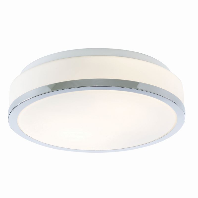 Searchlight-7039-28CC - Cheese - Bathroom Chrome with Opal Glass Big Ceiling Lamp