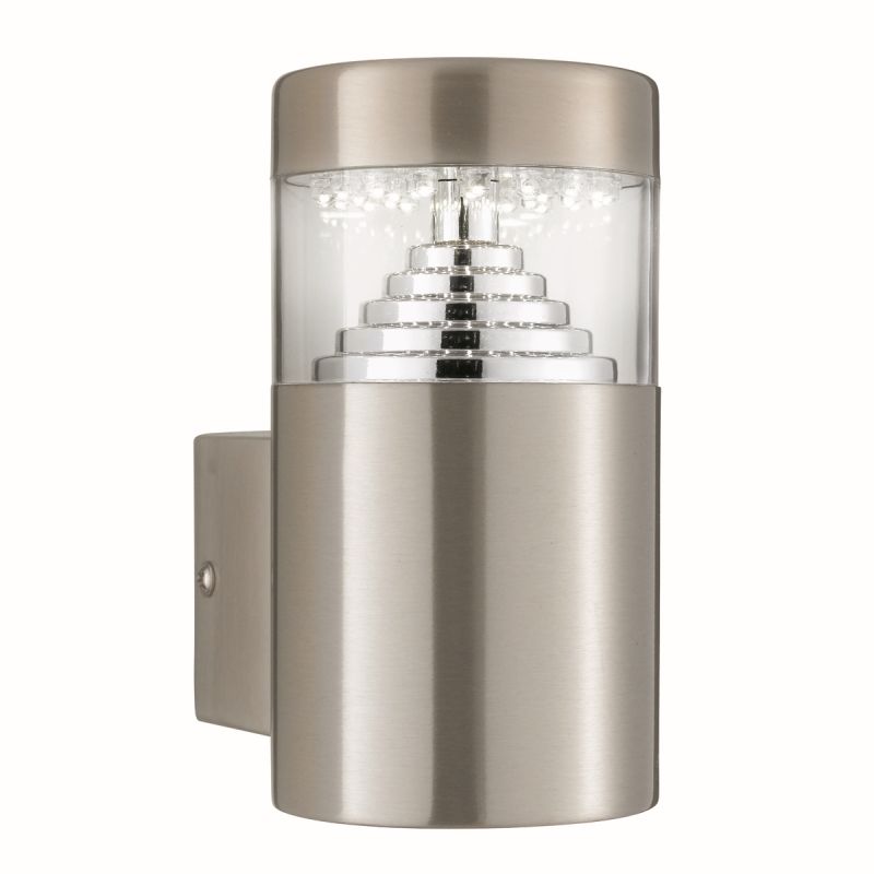 Searchlight-7508 - Brooklyn - LED Outdoor Stainless Steel Wall Lamp