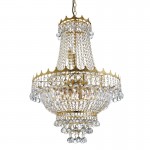 Versailles - Traditional Crystal with Gold 9 Light Chandelier