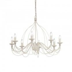 Corte - Antique White 8 Light Central Fitting Corte - Antique White 8 Light Central Fitting