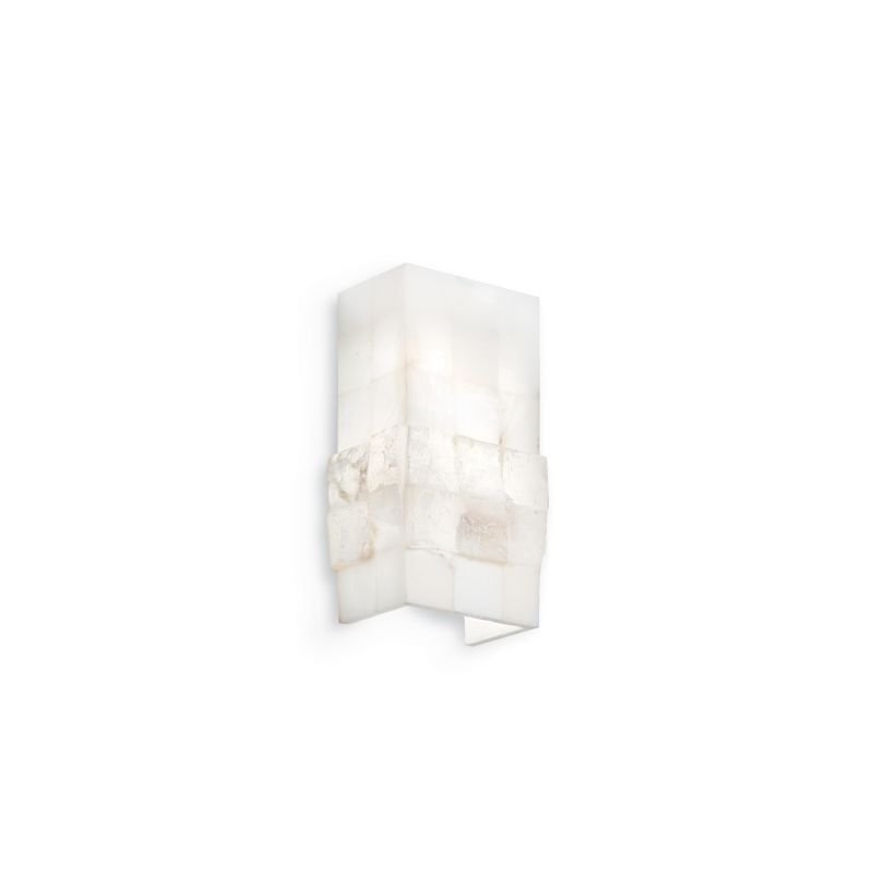 Wall Lights - Stones - Small White Stone Up and Down Wall Lamp IdealLux-015125 - Stones - Small White Stone Up and Down Wall Lamp
