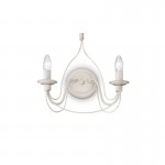 Corte - Antique White 2 Light Wall Lamp Corte - Antique White 2 Light Wall Lamp