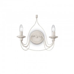 Corte - Antique White 2 Light Wall Lamp Corte - Antique White 2 Light Wall Lamp