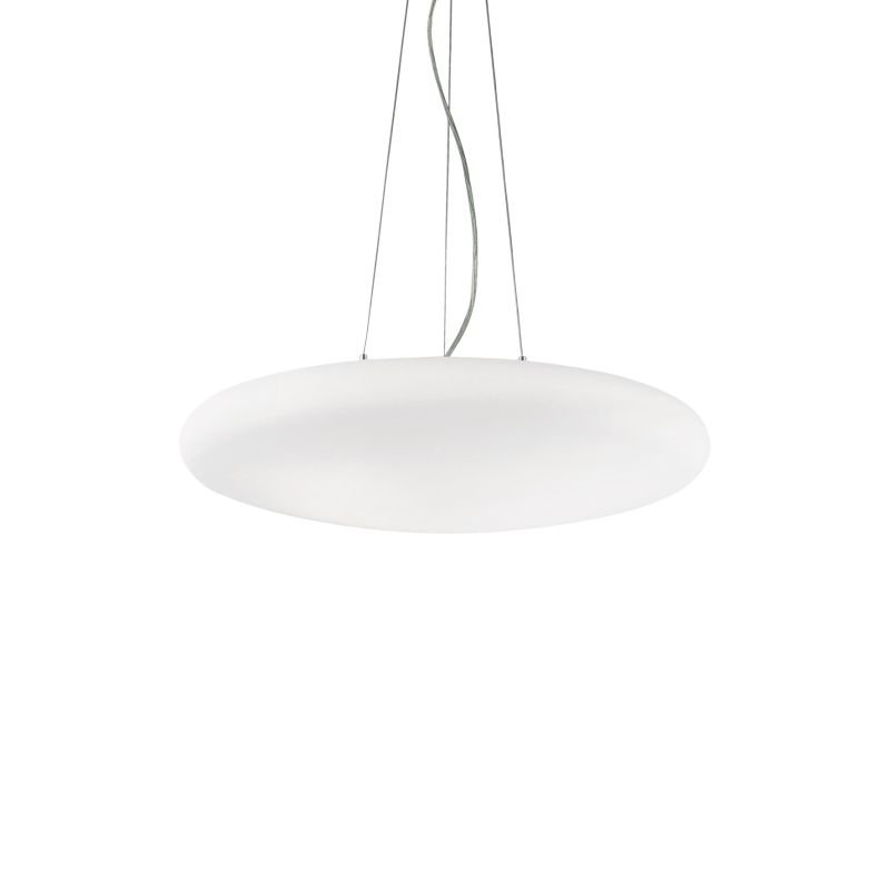 IdealLux-032016 - Smarties - Round Frosted Glass 3 Light Pendant ∅ 42.5