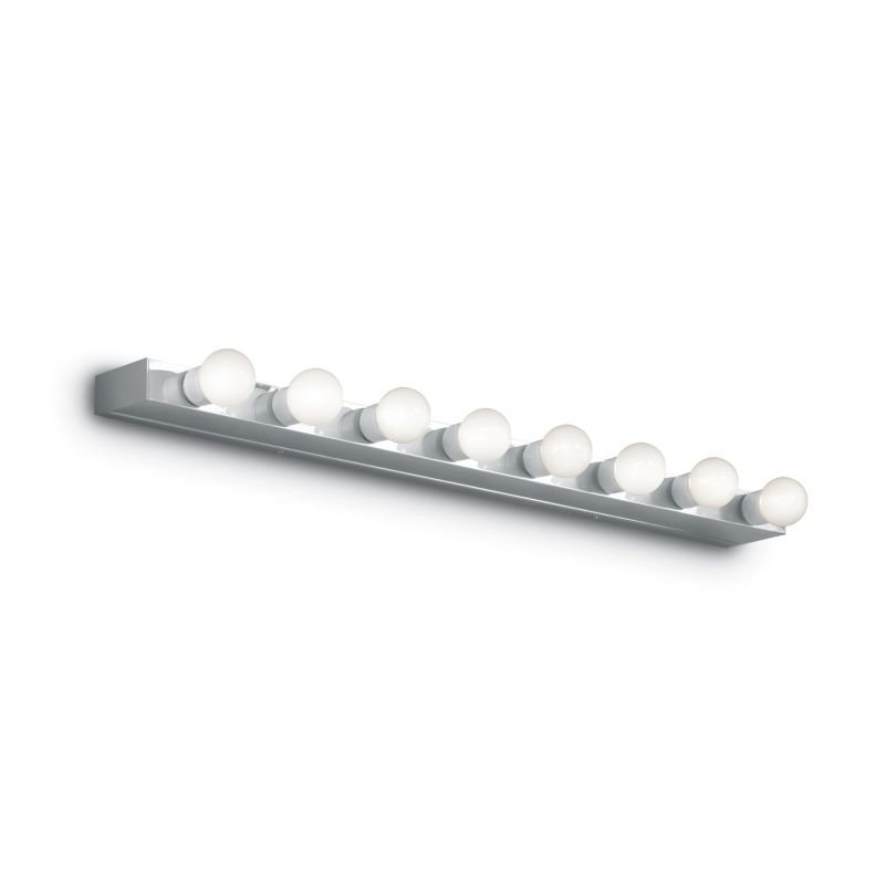 IdealLux-045634 - Prive - Chrome 8 Light Wall Lamp over Mirror