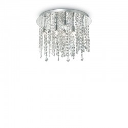 Royal - Chrome 8 Light Ceiling Lamp with Crystal Royal - Chrome 8 Light Ceiling Lamp with Crystal