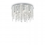 Royal - Chrome 12 Light Ceiling Lamp with Crystal Royal - Chrome 12 Light Ceiling Lamp with Crystal