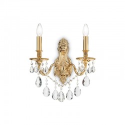 Gioconda - Gold Twin Wall Lamp with Crystal Gioconda - Gold Twin Wall Lamp with Crystal