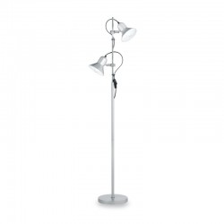 Polly - Adjustable Silver 2 Light Floor Lamp Polly - Adjustable Silver 2 Light Floor Lamp