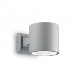 Snif Round - Outdoor Grey Up & Down Wall Lamp 