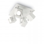 Mouse - White & Chrome 4 Spotlights Mouse - White & Chrome 4 Spotlights