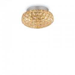 King - Gold 3 Light Ceiling Lamp with Crystal King - Gold 3 Light Ceiling Lamp with Crystal