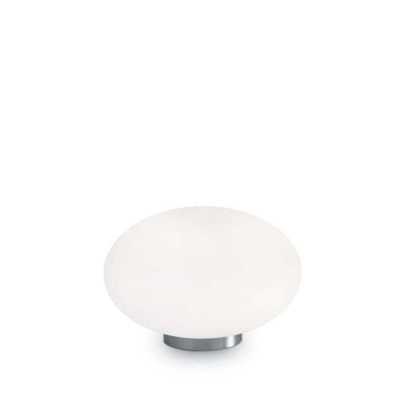 IdealLux-086804 - Candy - Big Oval White Glass Table Lamp ∅ 25