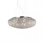 King - Chrome 7 Light Pendant with Crystal King - Chrome 7 Light Pendant with Crystal