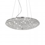 King - Chrome 12 Light Pendant with Crystal King - Chrome 12 Light Pendant with Crystal