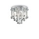 Crystal & Acrylic - Bijoux - Crystal with Chrome 4 Light Ceiling Lamp IdealLux-089478 - Bijoux - Crystal with Chrome 4 Light Ceiling Lamp