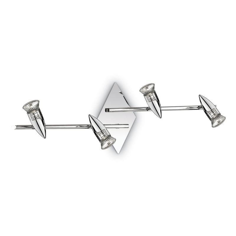 Kitchen Lights - Alfa - Chrome 4 Spotlights IdealLux-089584 - Alfa - Chrome 4 Spotlights