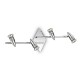 Kitchen Lights - Alfa - Chrome 4 Spotlights IdealLux-089584 - Alfa - Chrome 4 Spotlights