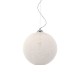 Ceiling Lights - Basket - Cream Fireproof Twine Single Hanging Pendant -Ø 30 IdealLux-096100 - Basket - Cream Fireproof Twine Single Hanging Pendant -Ø 30