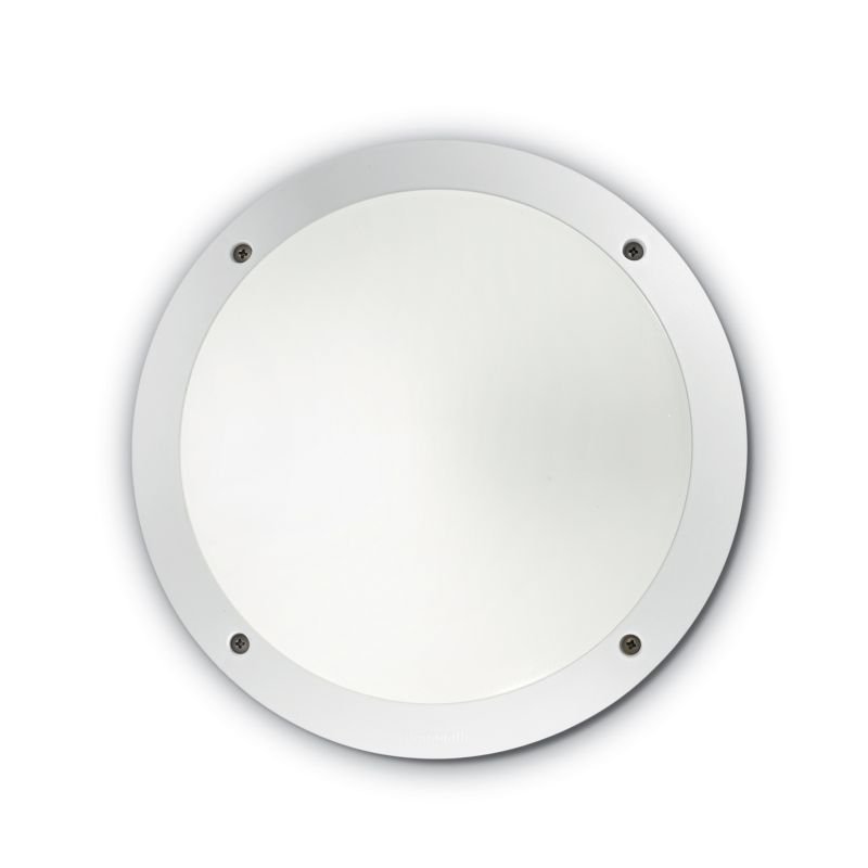 IdealLux-096667 - Polar - Outdoor White Round Wall Lamp