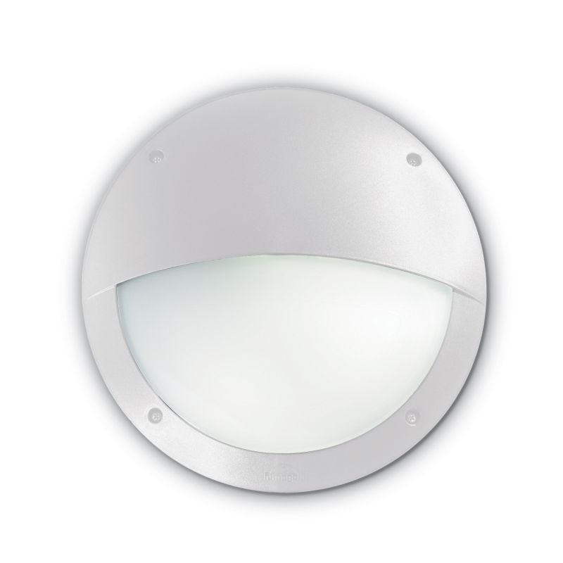 IdealLux-096681 - Polar - Outdoor White Round Wall Lamp
