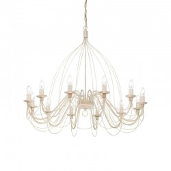 Corte - Antique White 12 Light Central Fitting Corte - Antique White 12 Light Central Fitting