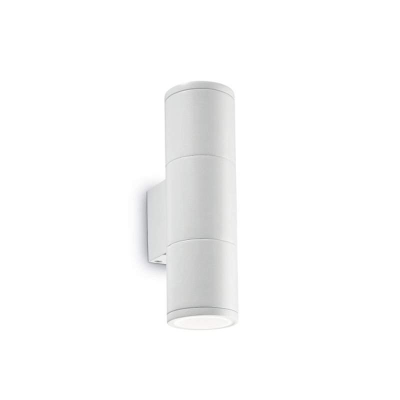 IdealLux-100388 - Gun - Outdoor Small White Wall Lamp