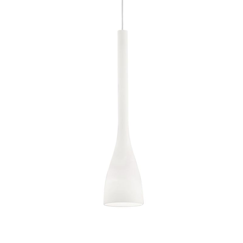 IdealLux-035666 - Flut - Big White Glass Single Hanging Pendant