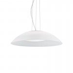 Lena - Chrome 3 Light Pendant with White Double Frosted Glass Diffuser Lena - Chrome 3 Light Pendant with White Double Frosted Glass Diffuser
