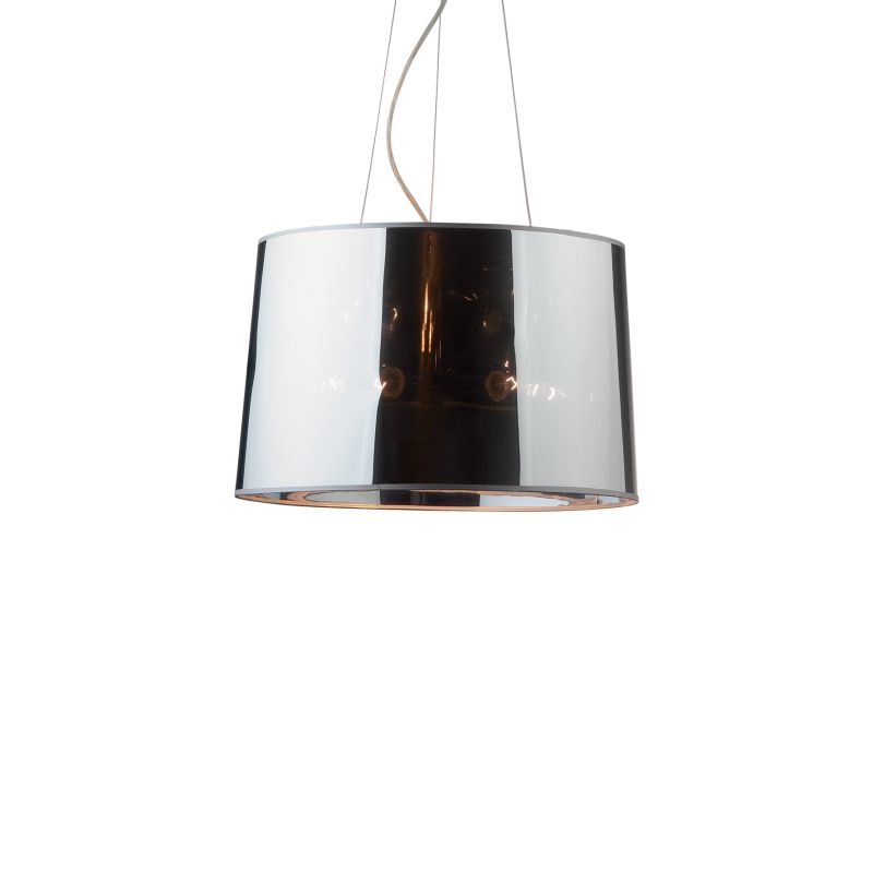 Ceiling Lights - London Cromo - Chromed and Transparent 5 Light Hanging Pendant IdealLux-032351 - London Cromo - Chromed and Transparent 5 Light Hanging Pendant