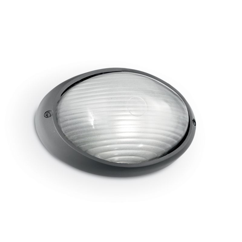 Outdoor - Mike - Outdoor Anthracite Big Oval Wall Lamp IdealLux-061818 - Mike - Outdoor Anthracite Big Oval Wall Lamp