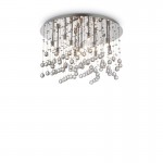 Moonlight - Chrome 12 Light Ceiling Lamp with Crystal Moonlight - Chrome 12 Light Ceiling Lamp with Crystal