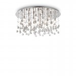 Moonlight - Chrome 15 Light Ceiling Lamp with Crystal Moonlight - Chrome 15 Light Ceiling Lamp with Crystal