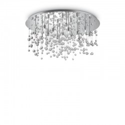 Neve - Chrome 15 Light Ceiling Lamp with Crystal Neve - Chrome 15 Light Ceiling Lamp with Crystal