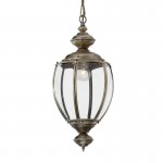 Norma - Antique Brass Lantern Pendant