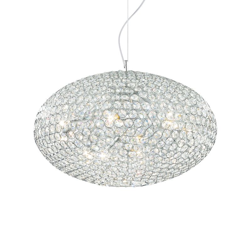 Crystal & Acrylic - Orion - Crystal with Chrome 12 Light Hanging Pendant IdealLux-066394 - Orion - Crystal with Chrome 12 Light Hanging Pendant