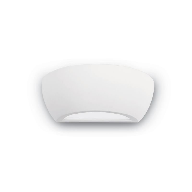 Wall Lights - Tonic - White Plaster Wall Light H:13cm IdealLux-105734 - Tonic - White Plaster Wall Light H:13cm