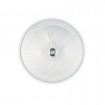 Shell - Chrome 4 Light Ceiling Lamp with Decorative Glass Shell - Chrome 4 Light Ceiling Lamp with Decorative Glass