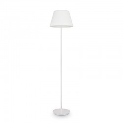 Cylinder - Chrome 2 Light Floor Lamp with White Glass Cylinder - Chrome 2 Light Floor Lamp with White Glass