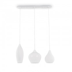Soft - White 3 Light over Island Fitting with White Opal Glass Soft - White 3 Light over Island Fitting with White Opal Glass
