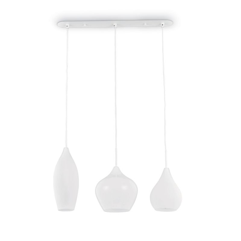 IdealLux-111858 - Soft - White Opal Glass 3 Light over Island Fitting