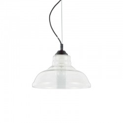 Bistro - Black Pendant with Clear Glass Shade Bistro - Black Pendant with Clear Glass Shade