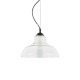 Ceiling Lights - Bistro - Plate Clear Glass Single Hanging Pendant IdealLux-112336 - Bistro - Plate Clear Glass Single Hanging Pendant