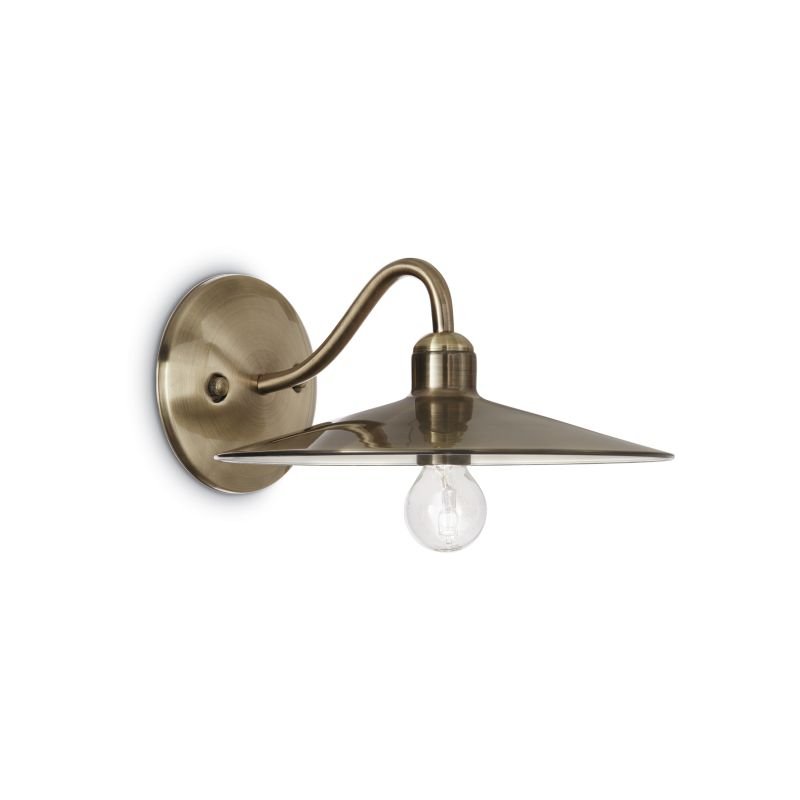 IdealLux-112626 - Cantina - Antique Brass Single Wall Lamp