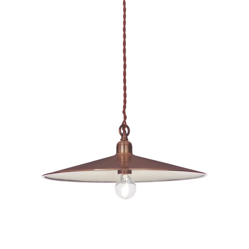 IdealLux-112732 - Cantina - Big Copper Single Hanging Pendant